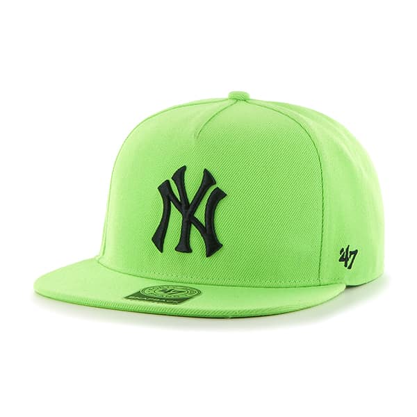 New York Yankees Sure Shot Dart Captain Dt Lime 47 Brand Adjustable Hat
