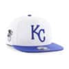 Kansas City Royals 47 Brand Sure Shot White Blue Snapback Hat
