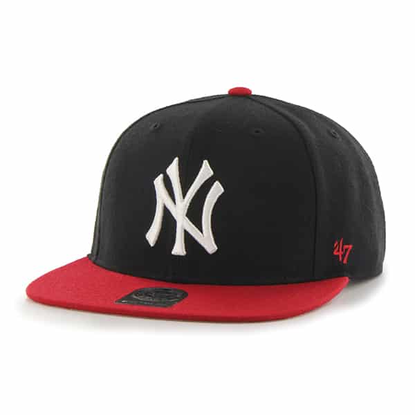 New York Yankees Sure Shot Two Tone Captain Black 47 Brand Adjustable Hat
