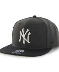 New York Yankees Sure Shot Two Tone Captain Charcoal 47 Brand Adjustable Hat