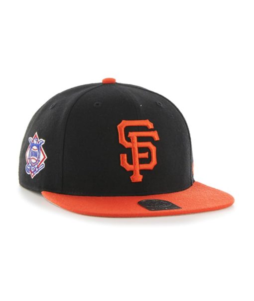 San Francisco Giants 47 Brand Black Two Tone Sure Shot Snapback Adjustable Hat