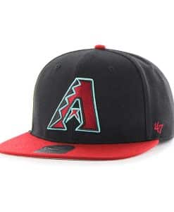 Arizona Diamondbacks Sure Shot Two Tone Captain Black 47 Brand Adjustable Hat