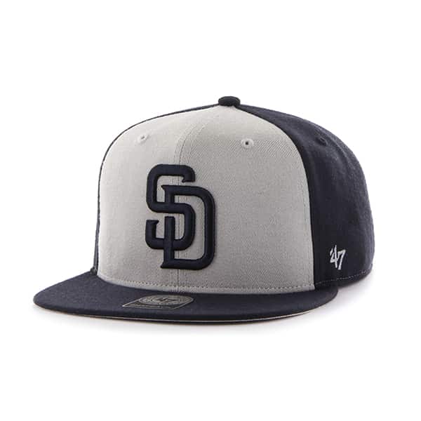 San Diego Padres Sure Shot Accent Captain Navy 47 Brand Adjustable Hat