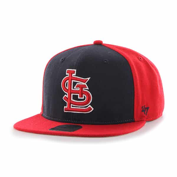 St Louis Cardinals Sure Shot Accent Captain Snapback Hat