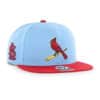 St. Louis Cardinals 47 Brand Columbia Sure Shot Under Snapback Hat