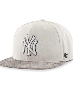 New York Yankees Stone Scale Captain Natural Navy 47 Brand Adjustable Hat