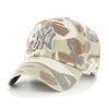 New York Yankees Tarpoon Faded Camo 47 Brand Adjustable Hat