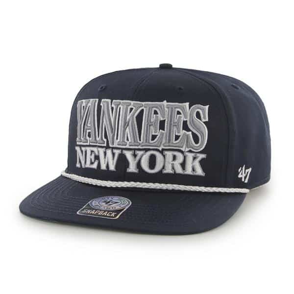 New York Yankees Tasty Rope Navy 47 Brand Adjustable Hat