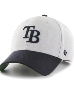 Tampa Bay Rays YOUTH 47 Brand Gray Thurman MVP Snapback Hat