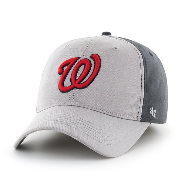 Washington Nationals Umbra Closer Dark Charcoal 47 Brand Stretch Fit Hat