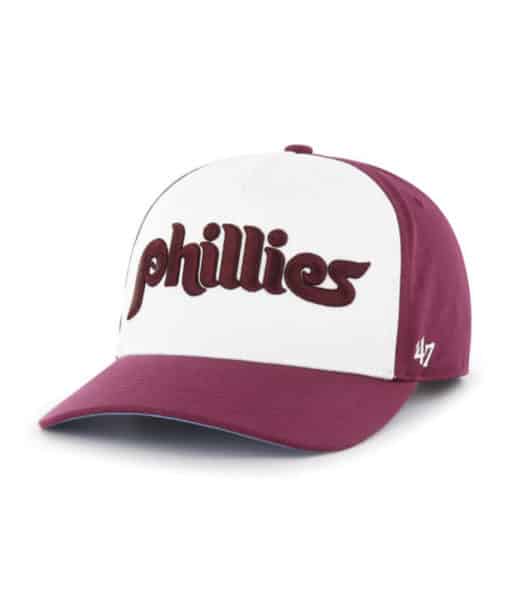 Philadelphia Phillies 47 Brand Cooperstown Hitch Cardinal Snapback Hat - Image 3