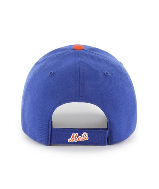 New York Mets 47 Brand Cooperstown Blue MVP Adjustable Hat - Image 2