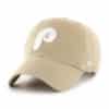 Philadelphia Phillies 47 Brand Cooperstown Khaki Clean Up Adjustable Hat