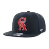 Los Angeles Angels 47 Brand Navy Cooperstown No Shot Snapback Hat