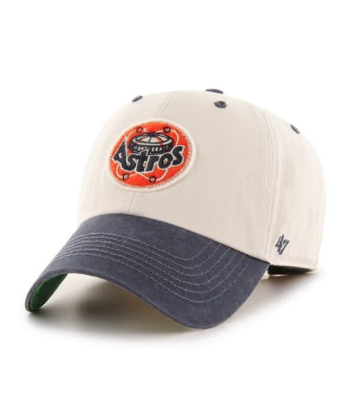 Houston Astros 47 Brand Cooperstown Bone Clean Up Adjustable Hat