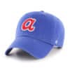 Atlanta Braves 47 Brand Cooperstown Blue Clean Up Adjustable Hat