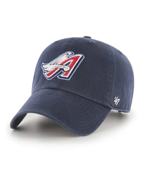 Los Angeles Angels 47 Brand Cooperstown Navy Clean Up Adjustable Hat