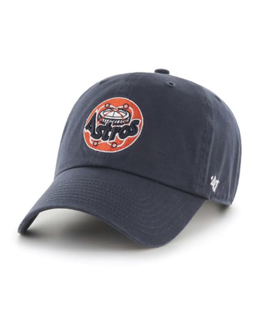 Houston Astros 47 Brand Cooperstown Navy Clean Up Adjustable Hat