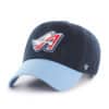 Los Angeles Angels 47 Brand Cooperstown Columbia Navy Clean Up Adjustable Hat