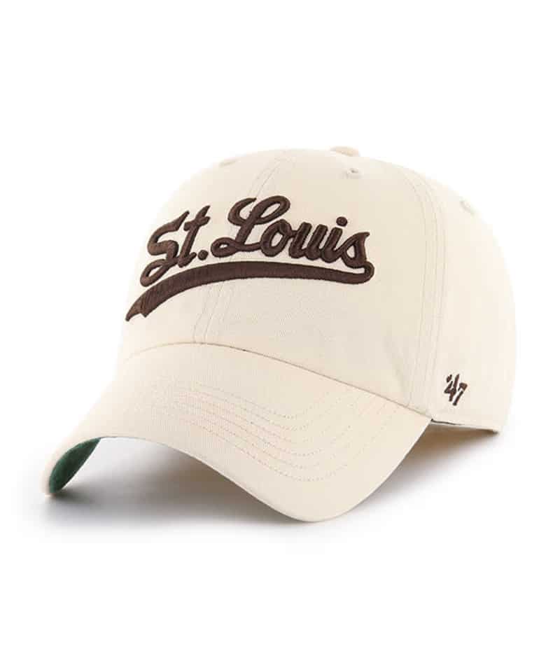 St. Louis Browns 47 Brand Cooperstown Natural Franchise Fitted Hat - Large