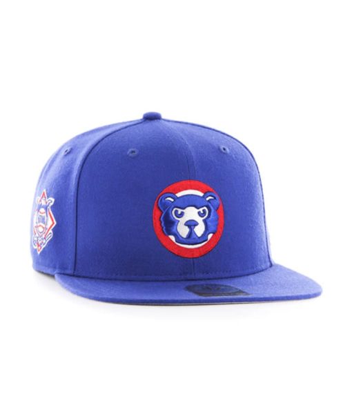 Chicago Cubs 47 Brand Royal Cooperstown Sure Shot Snapback Hat