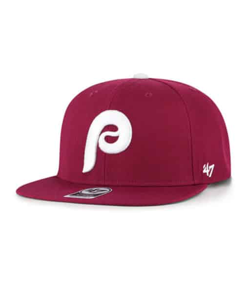 Philadelphia Phillies 47 Brand 1980 World Series Cardinal Sure Shot Snapback Hat - Image 4