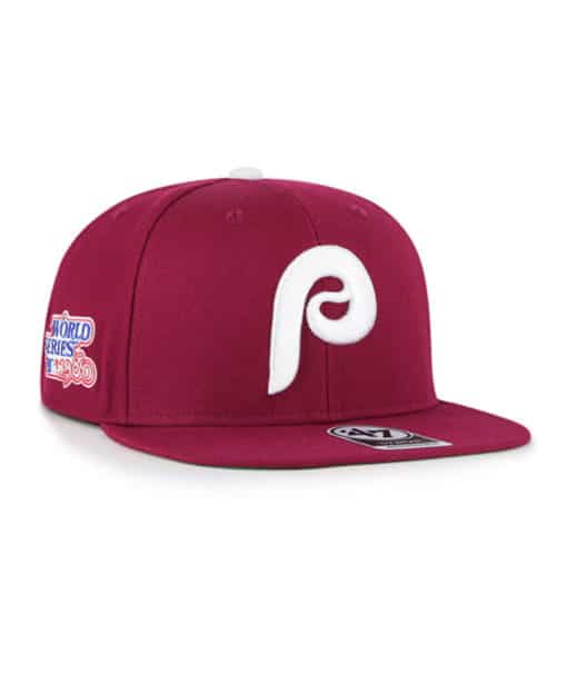 Philadelphia Phillies 47 Brand 1980 World Series Cardinal Sure Shot Snapback Hat