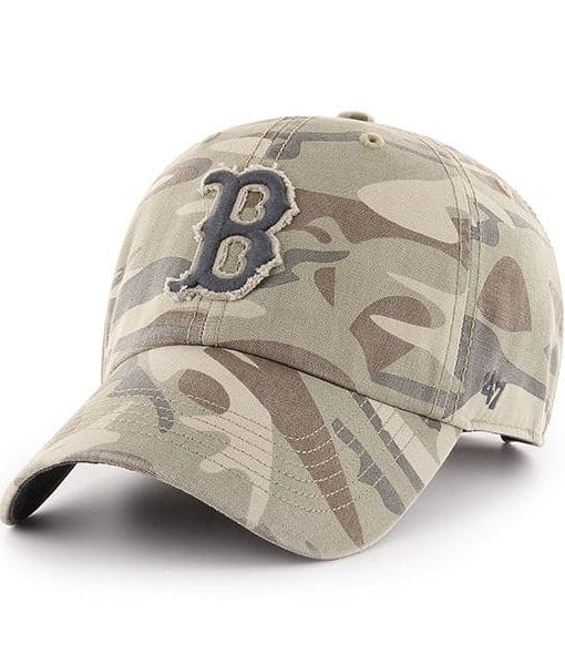 Boston Red Sox Tarpoon Faded Camo 47 Brand Adjustable Hat Detroit Game Gear