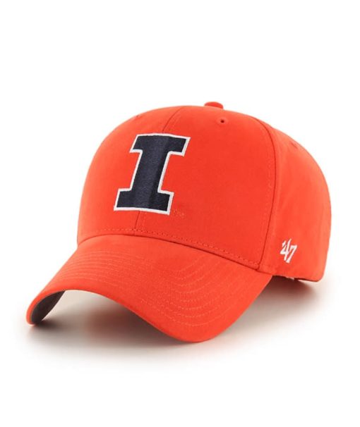 Illinois Fighting Illini 47 Brand Orange Basic MVP Adjustable Hat