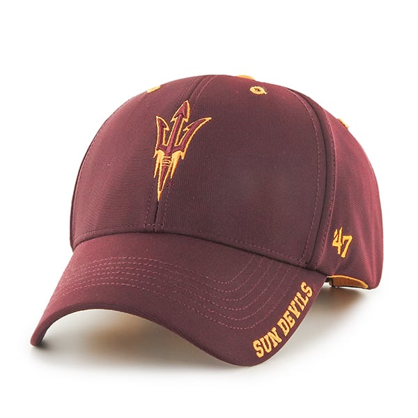Arizona State Sun Devils Asu Condenser MVP Dark Maroon 47 Brand Adjustable Hat