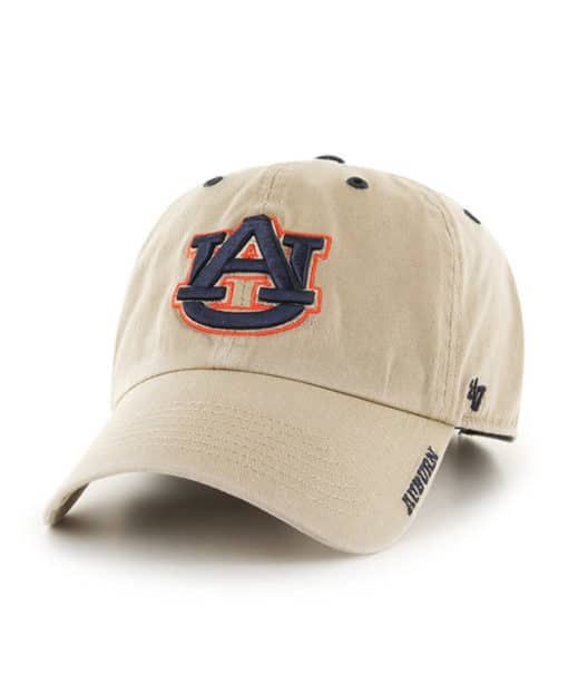 Auburn Tigers 47 Brand Khaki Ice Clean Up Adjustable Hat