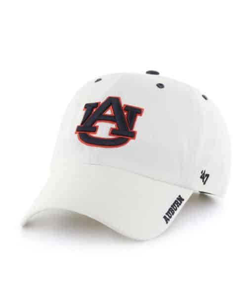 Auburn Tigers 47 Brand White Ice Clean Up Adjustable Hat