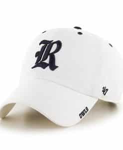 Rice Owls 47 Brand White Ice Clean Up Adjustable Hat