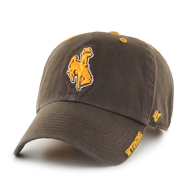 Men's '47 Brown Wyoming Cowboys Overhand Hitch Adjustable Hat