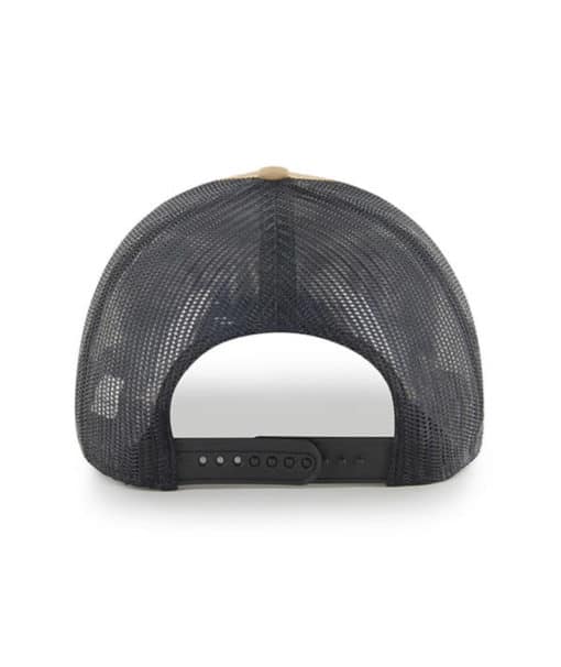 Georgia Bulldogs 47 Brand State Khaki Trucker Black Mesh Snapback Hat - Image 2