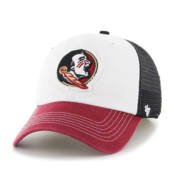 Florida State Seminoles Privateer Closer Black 47 Brand Stretch Fit Hat ...