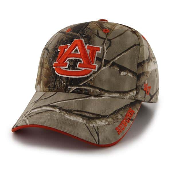 Auburn Tigers 47 Brand Camo Realtree Frost Adjustable Hat