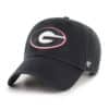 Georgia Bulldogs 47 Brand Black Clean Up Adjustable Hat