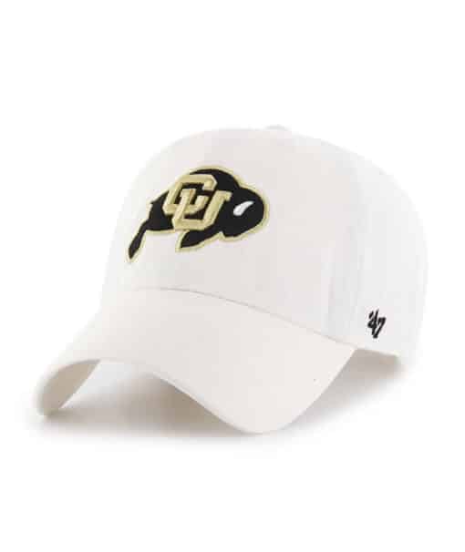 Colorado Buffaloes 47 Brand White Clean Up Adjustable Hat