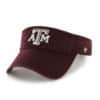 Texas A&M Aggies 47 Brand Dark Maroon VISOR Clean Up Adjustable Hat