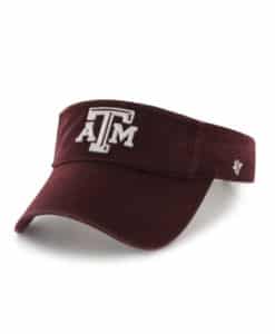 Texas A&M Aggies 47 Brand Dark Maroon VISOR Clean Up Adjustable Hat