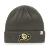 Colorado Buffaloes 47 Brand Charcoal Raised Cuff Knit Hat