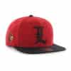 Louisville Cardinals 47 Brand Red Black Sure Shot Snapback Adjustable Hat