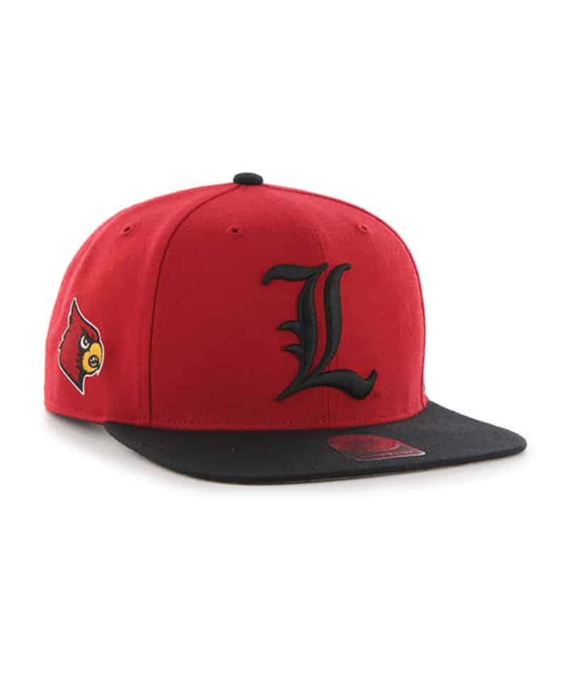 Louisville Cardinals Sure Shot Two Tone Captain Red 47 Brand Adjustable Hat