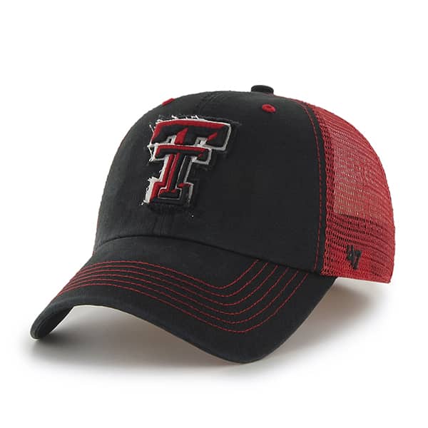 Texas Tech Red Raiders Taylor Closer Black 47 Brand Stretch Fit Hat