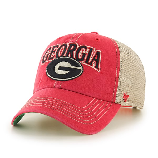 Georgia Bulldogs Tuscaloosa Clean Up Vintage Red 47 Brand Adjustable Hat
