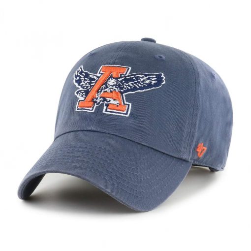 Auburn Tigers 47 Brand Clean Up Vintage Navy Adjustable Hat