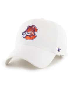 Clemson Tigers 47 Brand Vintage White Clean Up Adjustable Hat