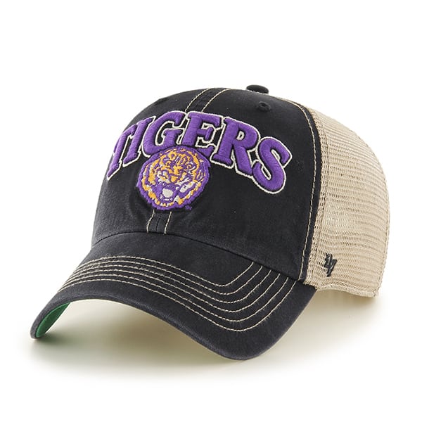 Louisiana State Tigers LSU Tuscaloosa Clean Up Vintage Black 47 Brand  Adjustable Hat