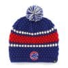 Chicago Cubs Women's 47 Brand Blue Leslie Beanie Hat